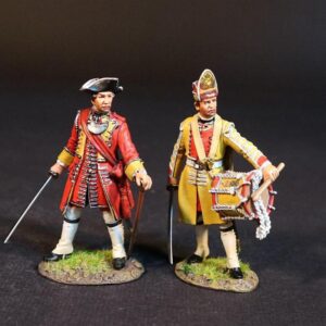 Jacobite Rebellion: Dejeans's Regiment of Foot, Officer and Drummer