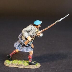Jacobite Rebellion: Highlander Charging with Musket