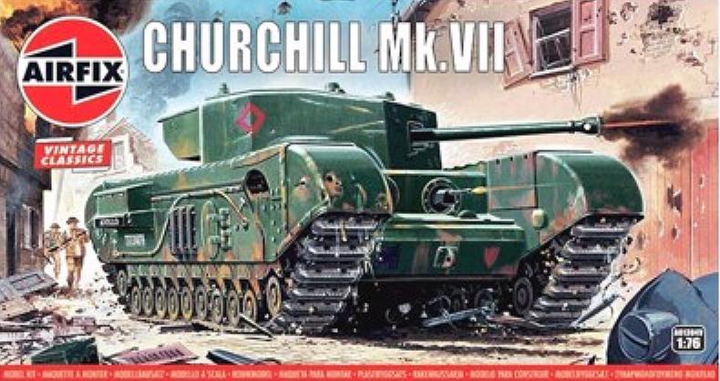 1/76 Scale: WWII British Churchill Mk. VII