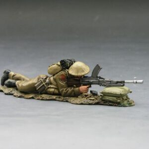 WWII: British Infantryman Firing Bren Gun