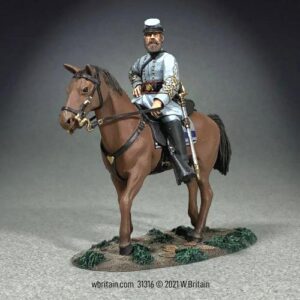 Civil War: Confederate General Thomas "Stonewall" Jackson mounted on Little Sorrel